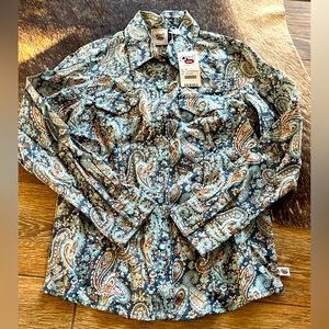 Cruel western girls shirt size M 8 NWT